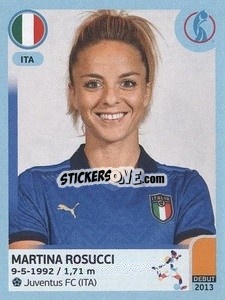 Cromo Martina Rosucci - UEFA Women's Euro England 2022 - Panini
