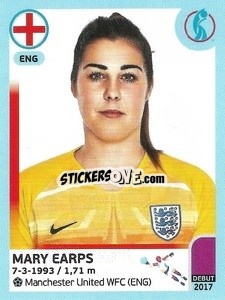 Sticker Mary Earps - UEFA Women's Euro England 2022 n. 32 - Panini