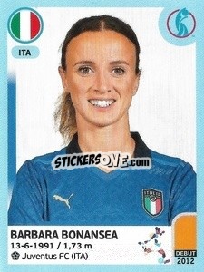 Sticker Barbara Bonansea - UEFA Women's Euro England 2022 - Panini