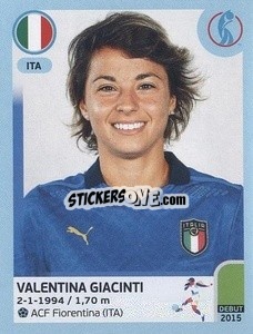 Figurina Cristiana Girelli - UEFA Women's Euro England 2022 - Panini