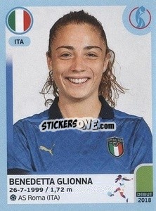 Cromo Benedetta Glionna - UEFA Women's Euro England 2022 - Panini