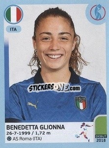 Cromo Benedetta Glionna - UEFA Women's Euro England 2022 n. 323 - Panini