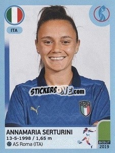 Cromo Annamaria Serturini - UEFA Women's Euro England 2022 - Panini