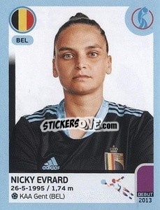 Cromo Nicky Evrard - UEFA Women's Euro England 2022 - Panini