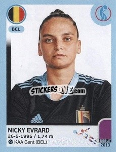 Sticker Nicky Evrard - UEFA Women's Euro England 2022 n. 326 - Panini