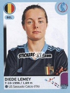 Cromo Diede Lemey - UEFA Women's Euro England 2022 - Panini