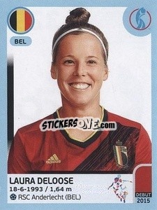 Sticker Laura Deloose - UEFA Women's Euro England 2022 n. 329 - Panini