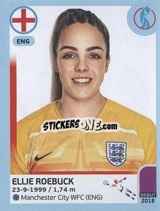 Cromo Ellie Roebuck - UEFA Women's Euro England 2022 n. 33 - Panini