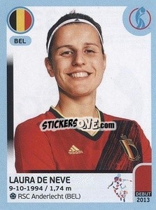 Sticker Laura De Neve - UEFA Women's Euro England 2022 - Panini