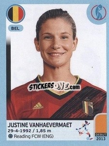 Cromo Justine Vanhaevermaet - UEFA Women's Euro England 2022 n. 334 - Panini