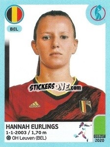 Sticker Hannah Eurlings - UEFA Women's Euro England 2022 n. 341 - Panini
