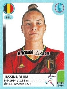 Cromo Jassina Blom - UEFA Women's Euro England 2022 n. 345 - Panini
