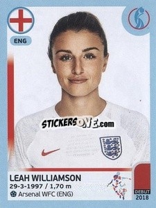 Cromo Leah Williamson - UEFA Women's Euro England 2022 n. 35 - Panini