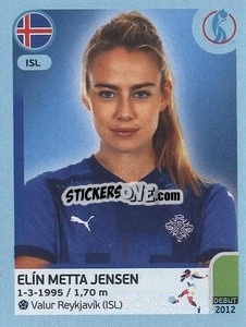 Sticker Elín Metta Jensen - UEFA Women's Euro England 2022 n. 365 - Panini