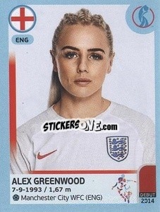Cromo Alex Greenwood - UEFA Women's Euro England 2022 - Panini