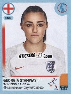 Cromo Georgia Stanway - UEFA Women's Euro England 2022 - Panini