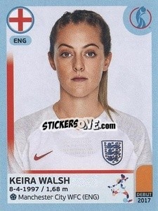 Sticker Keira Walsh - UEFA Women's Euro England 2022 n. 42 - Panini