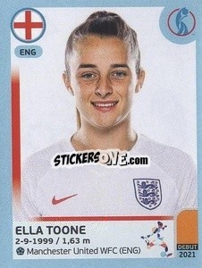 Sticker Ella Toone - UEFA Women's Euro England 2022 n. 43 - Panini