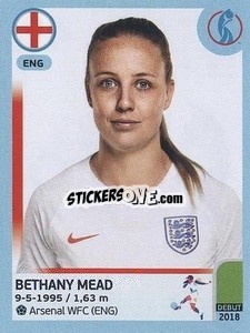 Figurina Bethany Mead - UEFA Women's Euro England 2022 - Panini