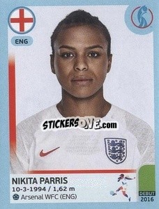 Figurina Nikita Parris - UEFA Women's Euro England 2022 - Panini