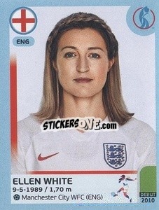 Sticker Ellen White - UEFA Women's Euro England 2022 n. 51 - Panini