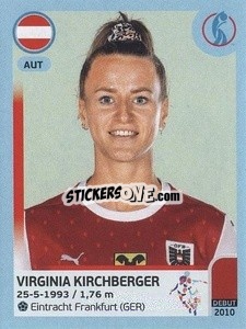 Figurina Virginia Kirchberger - UEFA Women's Euro England 2022 - Panini