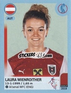 Figurina Laura Wienroither - UEFA Women's Euro England 2022 - Panini