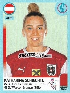 Sticker Katharina Schiechtl - UEFA Women's Euro England 2022 - Panini