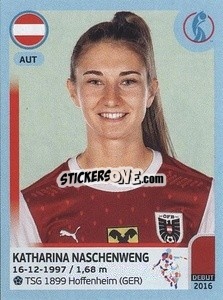 Figurina Katharina Naschenweng - UEFA Women's Euro England 2022 - Panini
