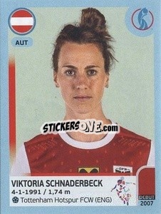 Sticker Viktoria Schnaderbeck - UEFA Women's Euro England 2022 n. 61 - Panini