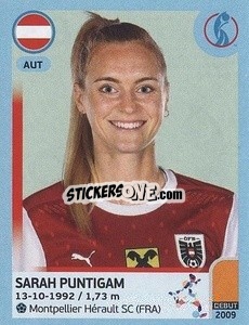 Cromo Sarah Puntigam - UEFA Women's Euro England 2022 - Panini