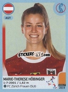 Sticker Marie-Therese Höbinger - UEFA Women's Euro England 2022 - Panini