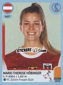 Sticker Marie-Therese Höbinger - UEFA Women's Euro England 2022 n. 66 - Panini