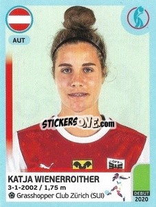 Sticker Katja Wienerroither - UEFA Women's Euro England 2022 n. 70 - Panini