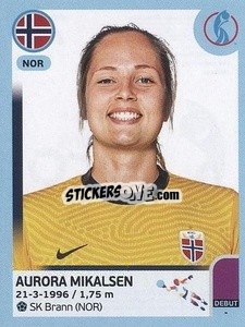 Sticker Aurora Mikalsen - UEFA Women's Euro England 2022 n. 75 - Panini