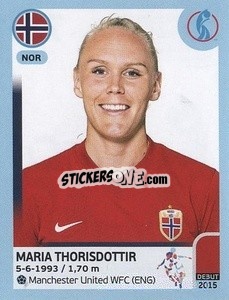 Sticker Maria Thorisdottir - UEFA Women's Euro England 2022 n. 76 - Panini