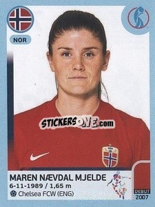 Sticker Maren Nævdal Mjelde - UEFA Women's Euro England 2022 n. 79 - Panini