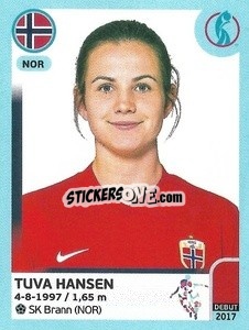 Sticker Tuva Hansen - UEFA Women's Euro England 2022 n. 80 - Panini