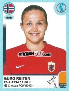 Sticker Guro Reiten - UEFA Women's Euro England 2022 n. 85 - Panini