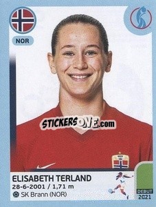Sticker Elisabeth Terland - UEFA Women's Euro England 2022 n. 91 - Panini