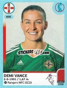 Sticker Demi Vance - UEFA Women's Euro England 2022 n. 98 - Panini