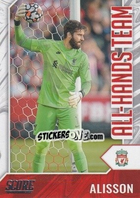 Sticker Alisson - Score FIFA 2021-2022 n. AHT7 - Panini