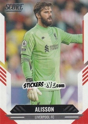Sticker Alisson - Score FIFA 2021-2022 n. 156 - Panini