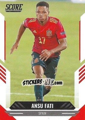 Sticker Ansu Fati - Score FIFA 2021-2022 - Panini