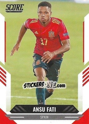 Figurina Ansu Fati - Score FIFA 2021-2022 - Panini