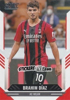 Sticker Brahim Diaz - Score FIFA 2021-2022 n. 100 - Panini