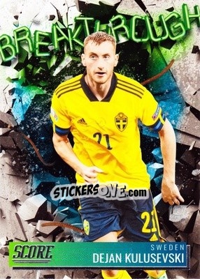 Sticker Dejan Kulusevski - Score FIFA 2021-2022 n. BT4 - Panini