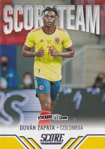 Cromo Duvan Zapata - Score FIFA 2021-2022 n. ST25 - Panini