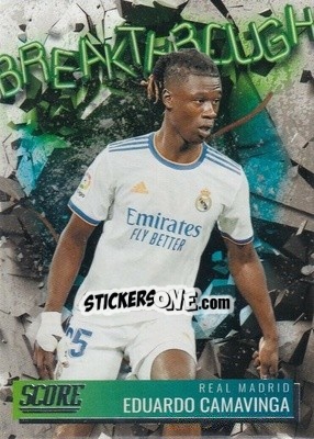 Sticker Eduardo Camavinga - Score FIFA 2021-2022 n. BT3 - Panini