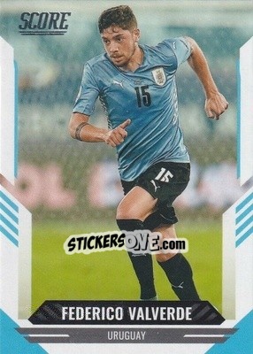 Sticker Federico Valverde - Score FIFA 2021-2022 n. 28 - Panini